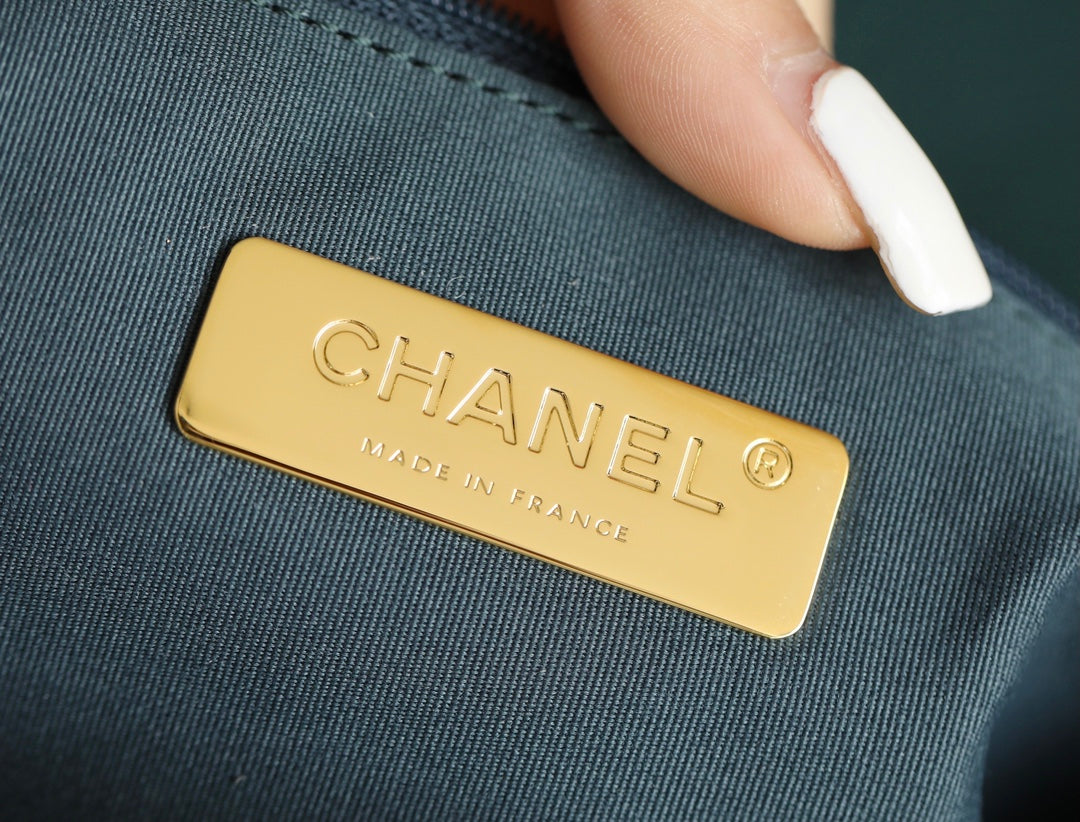 Chanel 19Bag-中號墨綠色