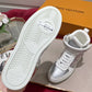 LV鞋-LV TRAINER 高筒 休閒鞋（銀）