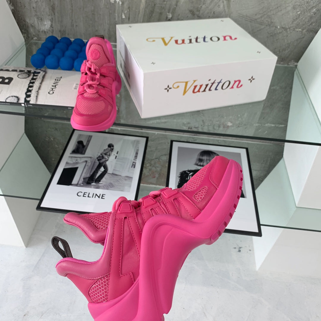 LV鞋-LV老爹鞋（粉色）