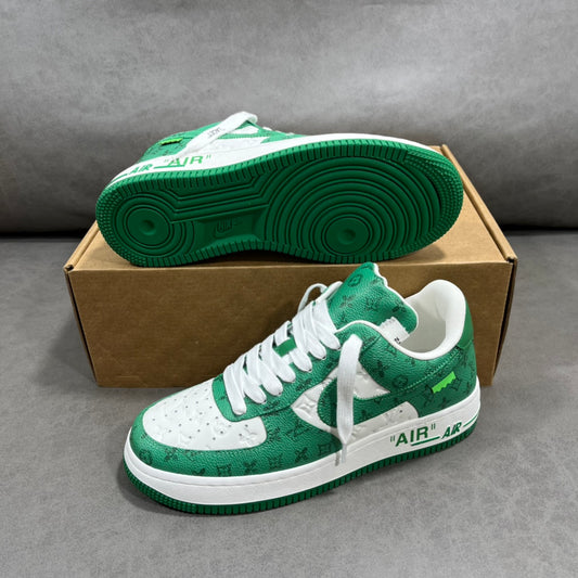 Lou- OFF-WHITE x Nike 三方聯名 板鞋 休閒鞋 綠色