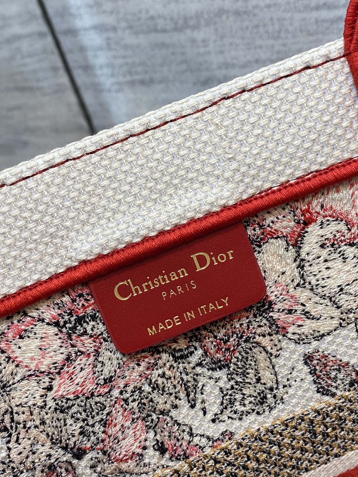 Dior Book Tote-小號36.5cm-蝶戀花刺繡