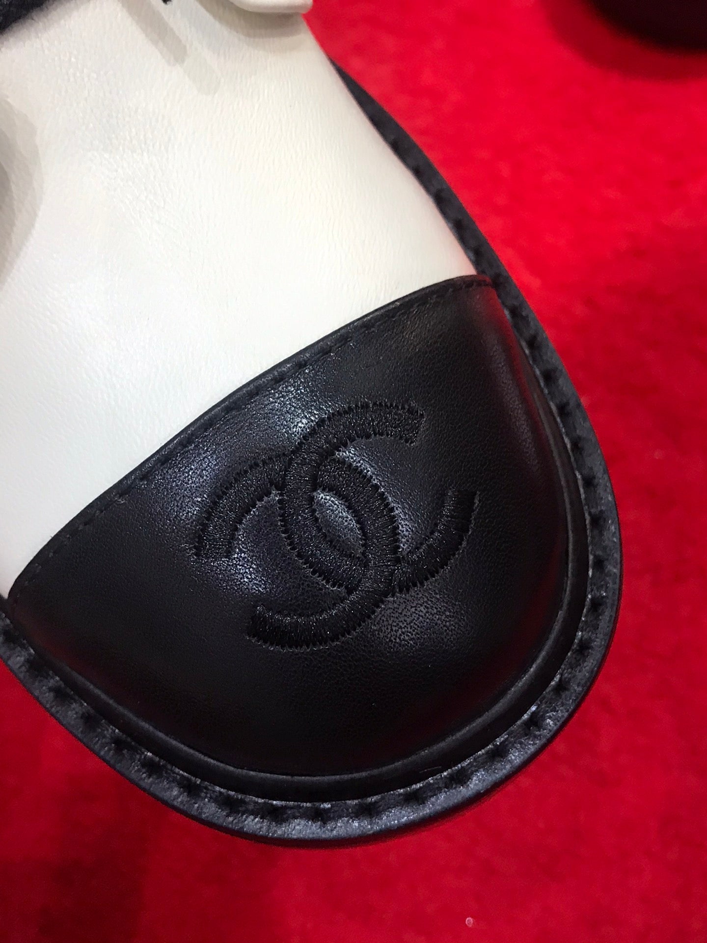 小香家-厚底 菱格 大logo 皮靴 短靴