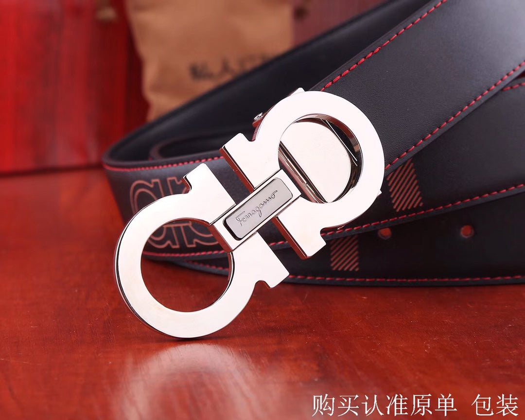 SF菲拉格-皮帶-3.4cm-男款