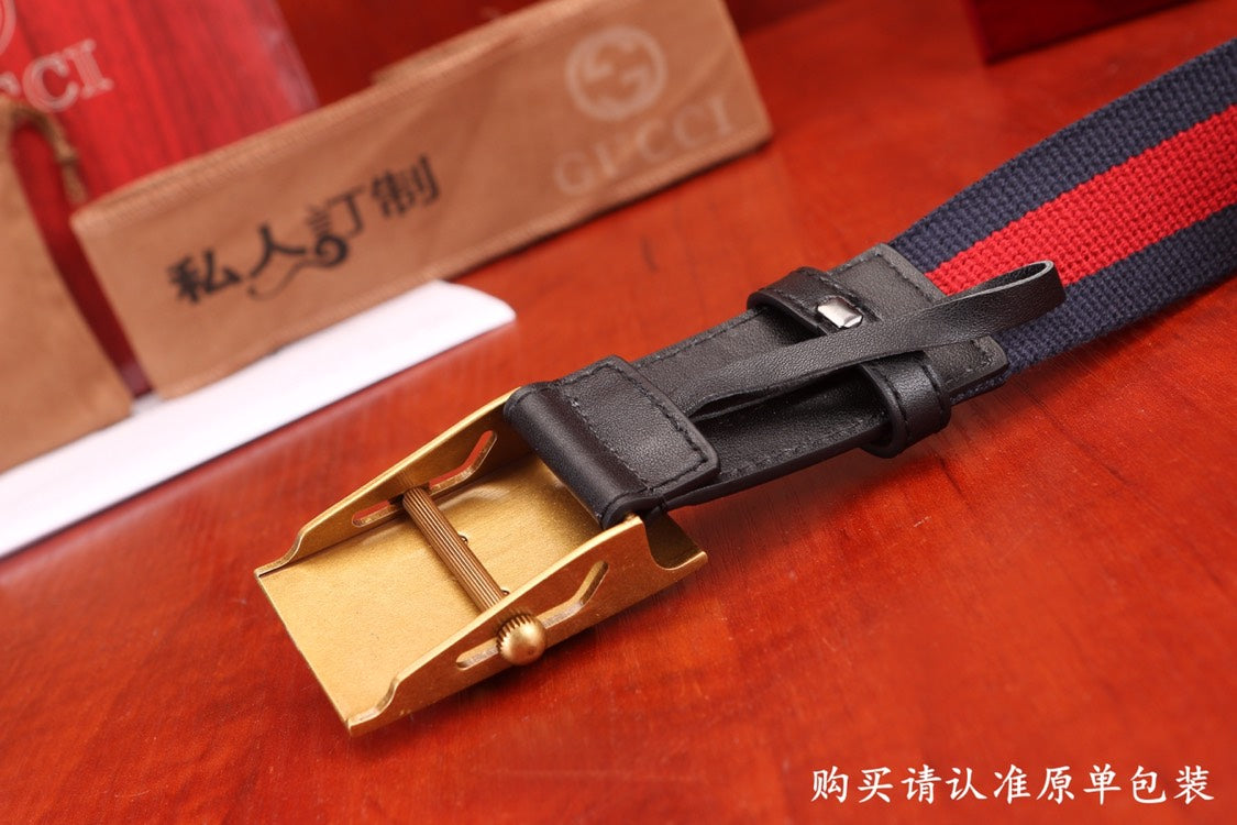 古G家-皮帶-3.8cm-男款
