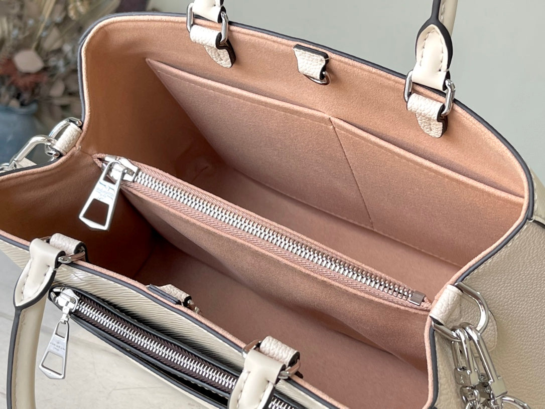 M20520 路L家-Marelle Tote 中號 米色