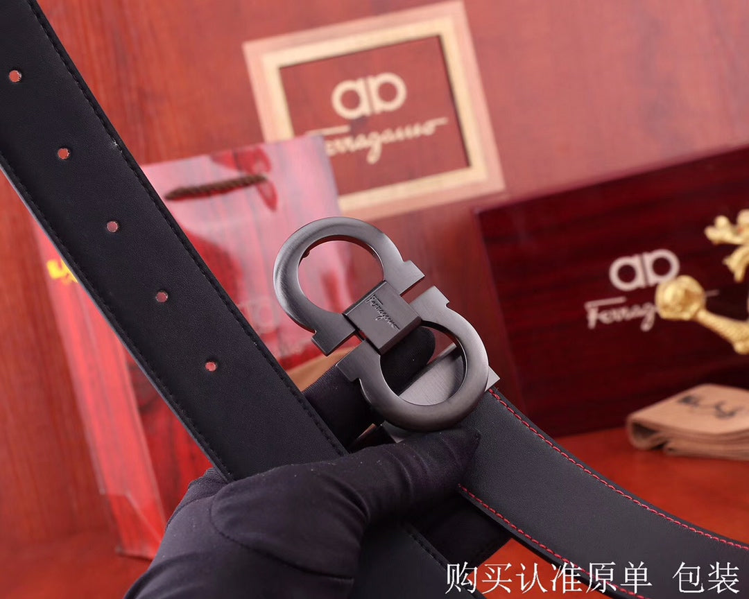 SF菲拉格-皮帶-3.4cm-男款