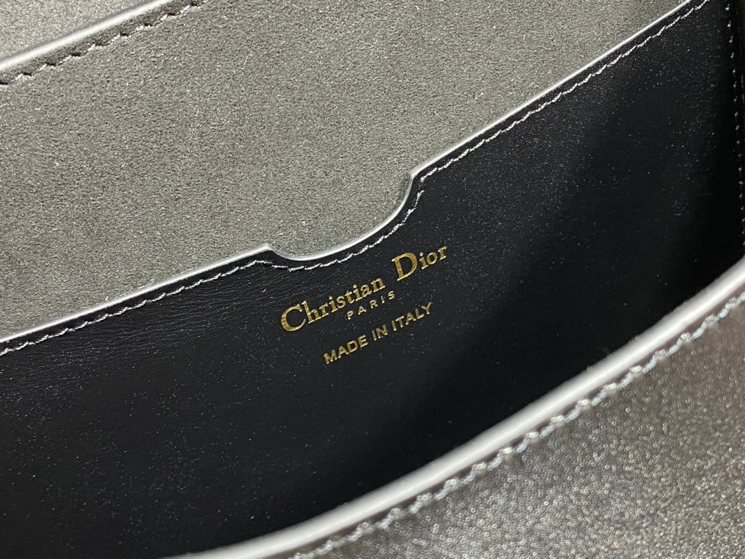 Dior Bobby-大號27cm-黑色牛皮