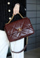 Chanel 19Bag-中號深棗紅