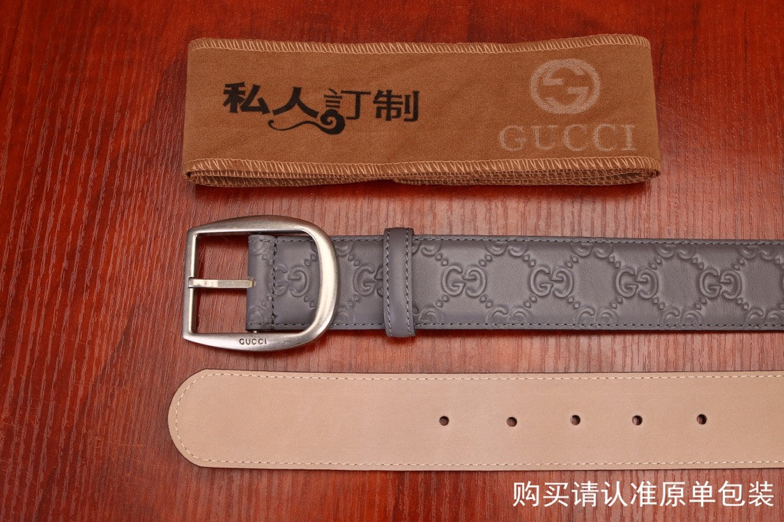 古G家-皮帶-3.8cm-男款