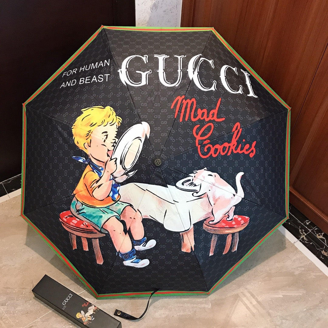 GUCCI-雨傘-黑色