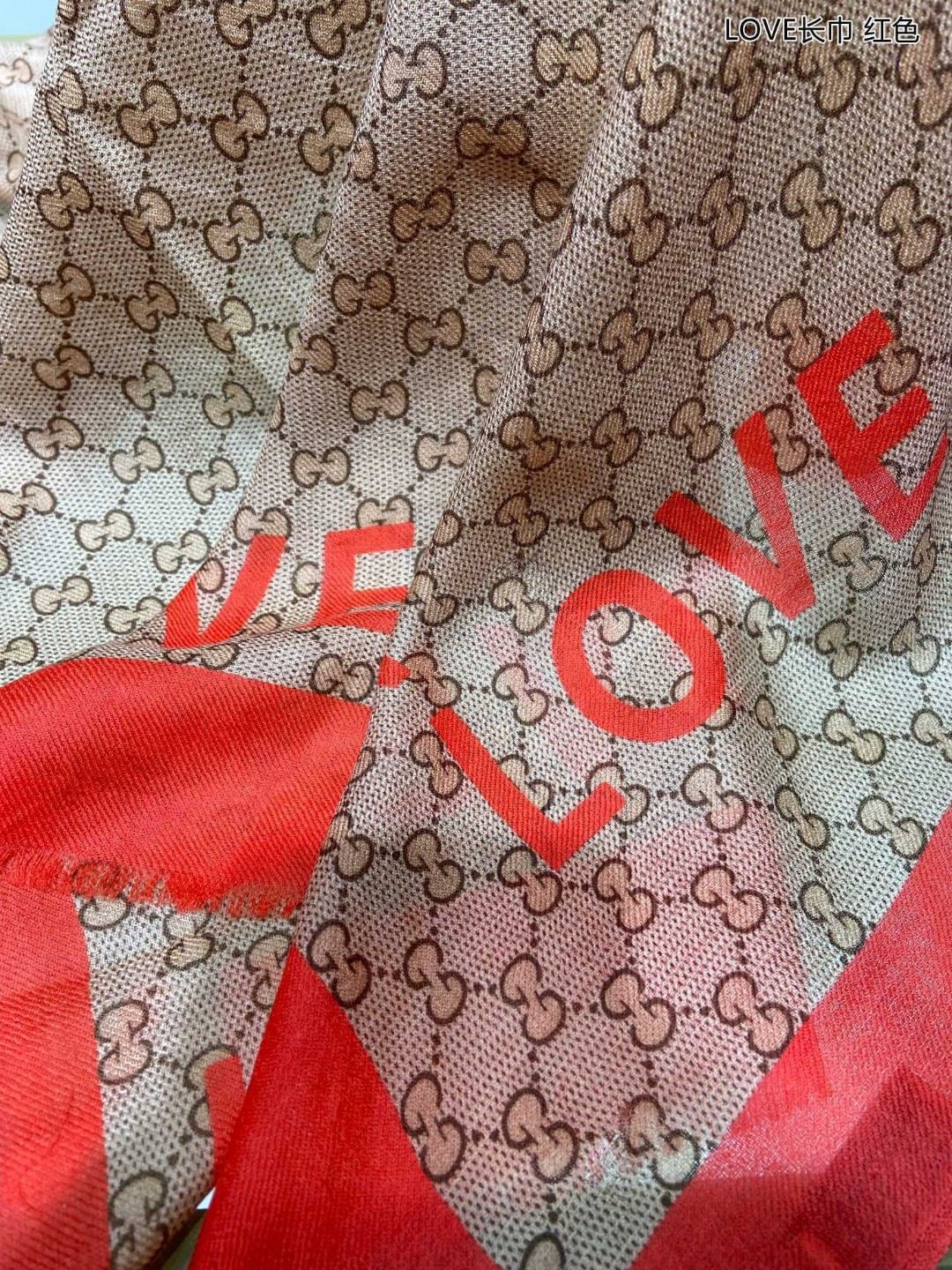 古G家-LOVE長圍巾 110*200cm 100%頂極羊絨
