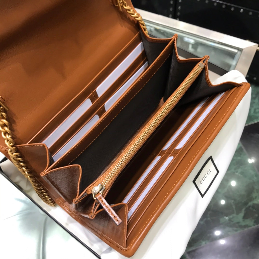 古G家-Marmont-焦糖色 WOC