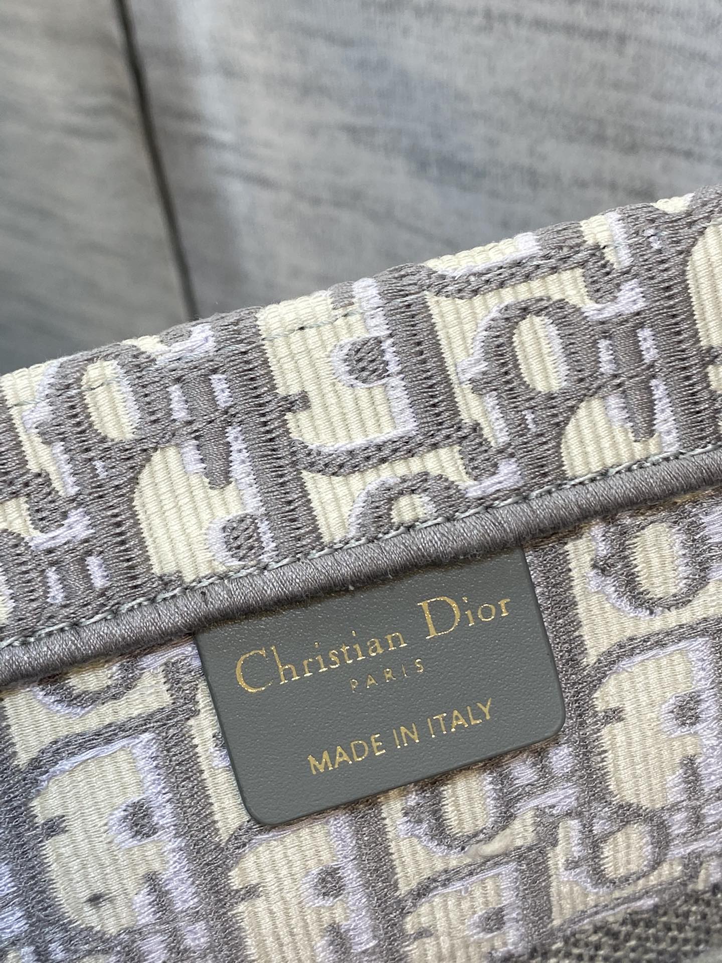 Dior Book Tote-大號41.5cm-灰色老花