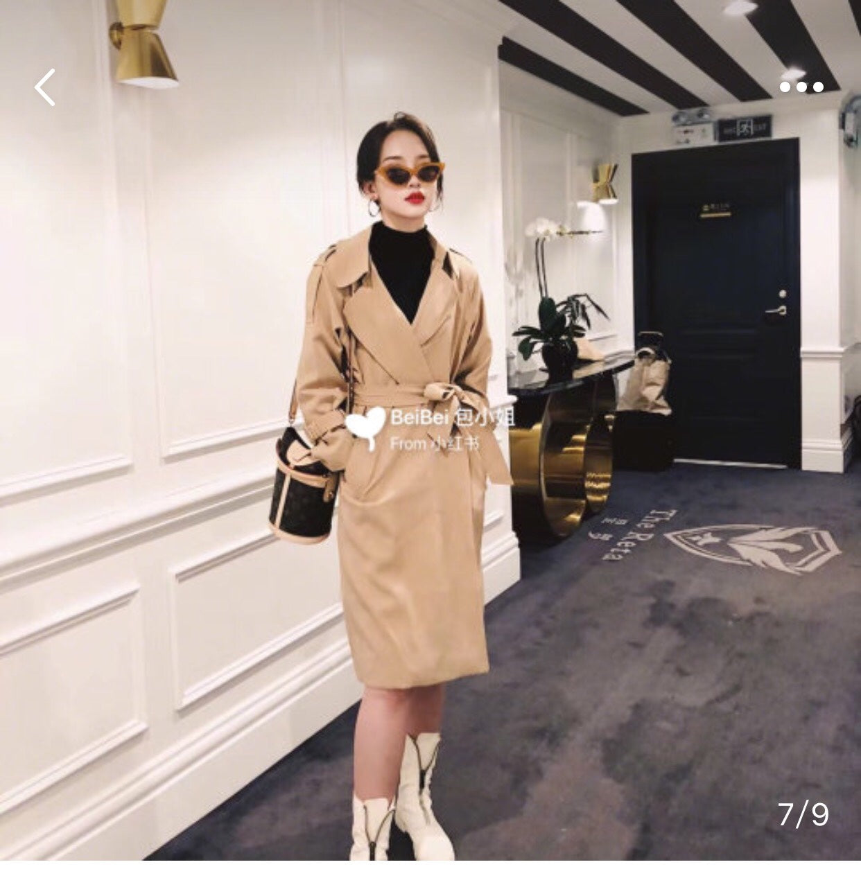 M43587 路L家-Duffle bag薯條包 上身照
