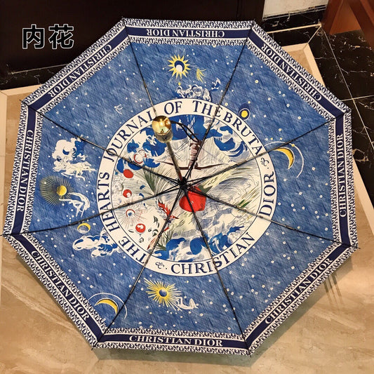 DIOR-雨傘-藍色