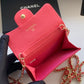 Chanel CF鏈條零錢卡包