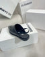 Jil sander-2022春夏 走秀新款 牛皮尖頭平底拖鞋