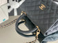 Chanel coco handle 小號-灰色香檳金扣