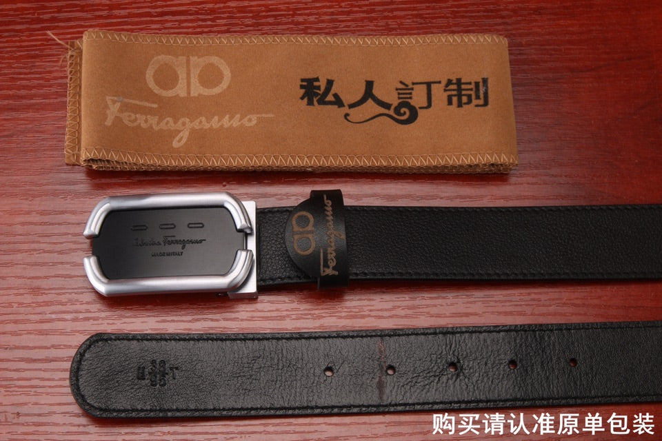 SF菲拉格-皮帶-3.2cm-男款