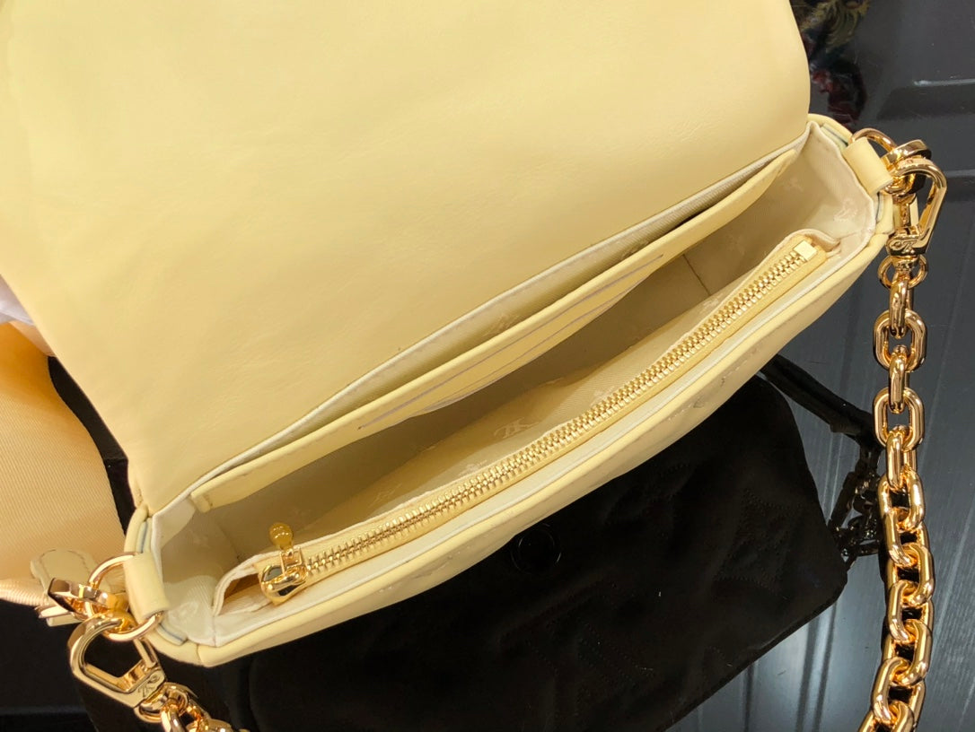 M81399 路L家-Wallet on Strap 手袋 鏈條包 黃色