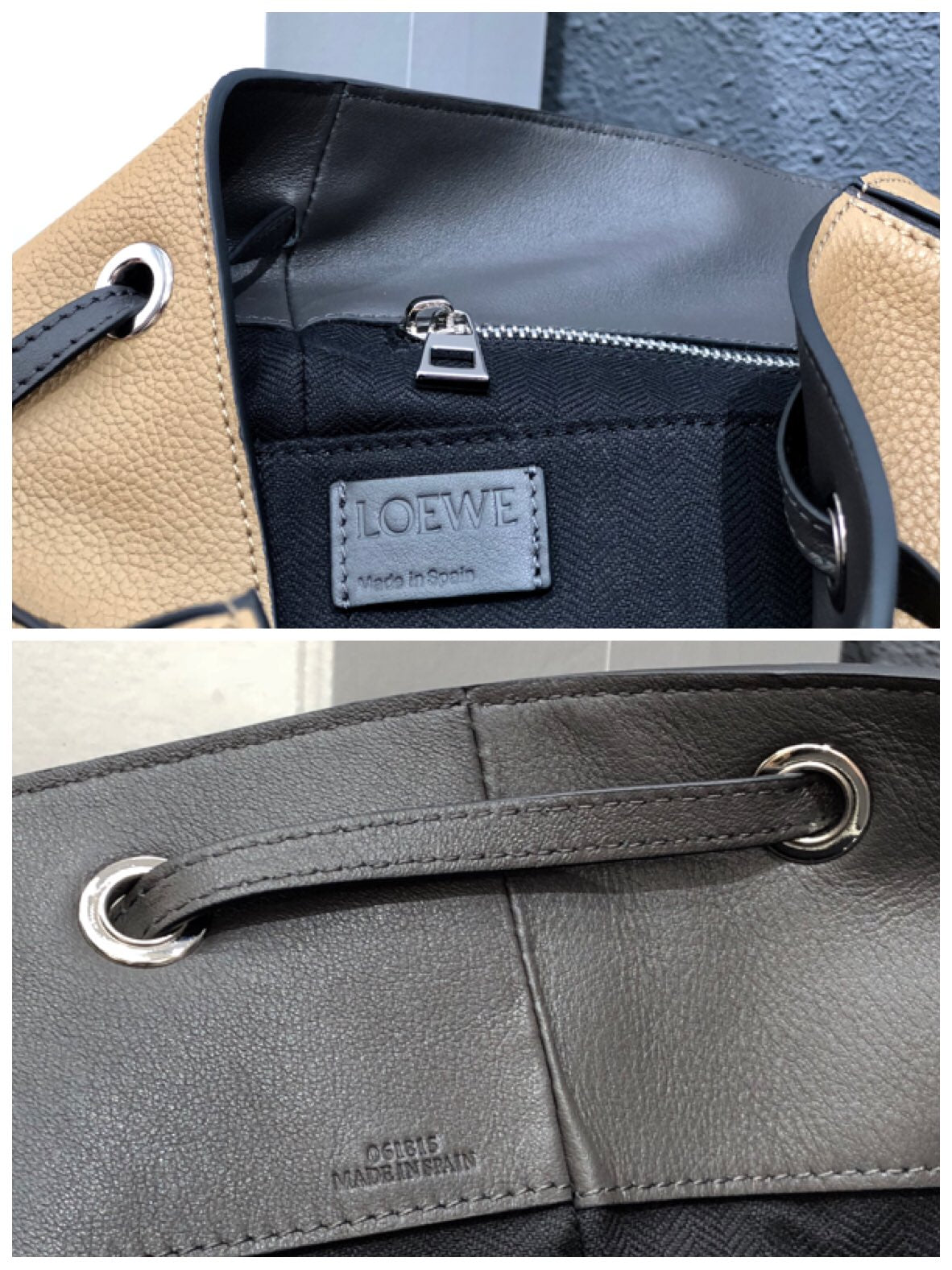 Loe-Puzzle Backpack 後背包 駝色