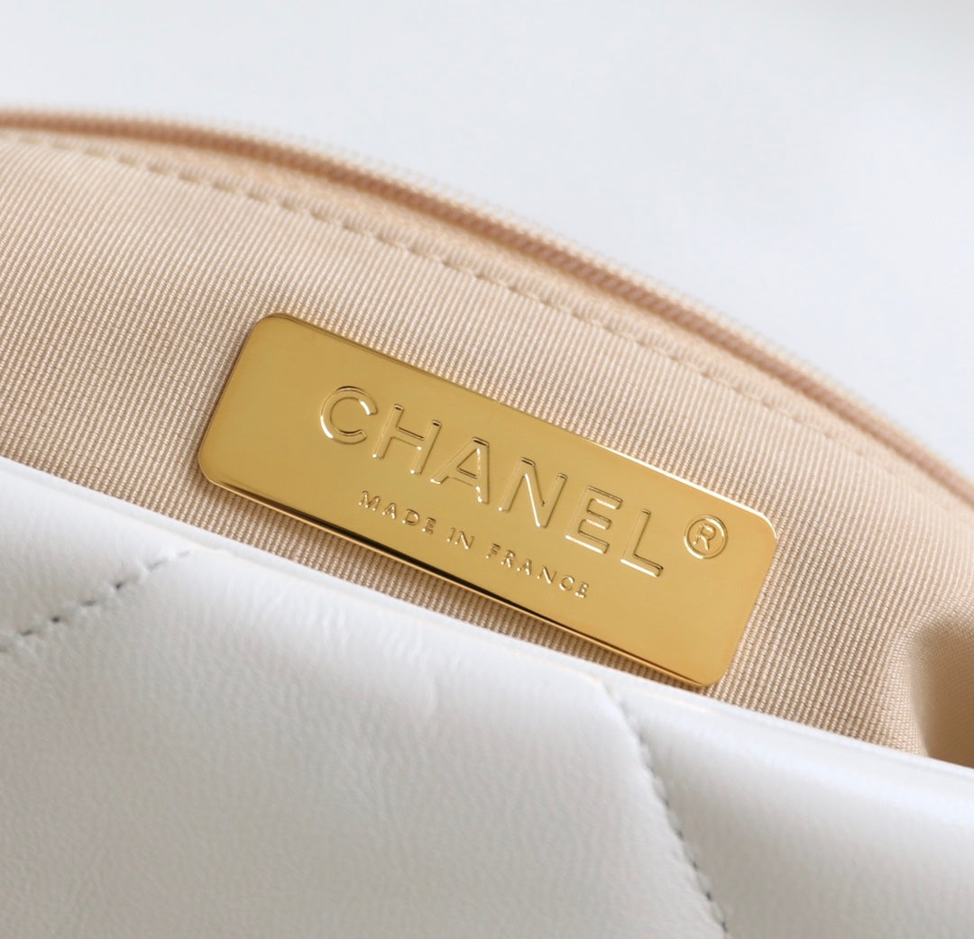 Chanel 19Bag-小號白色