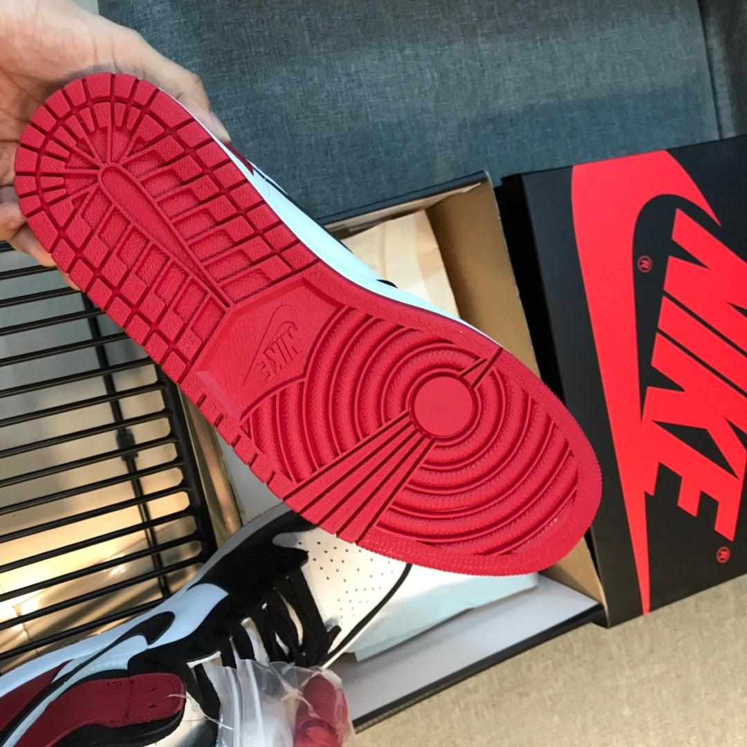N1K-AJ1Mid 高筒板鞋 休閒鞋 黑紅色