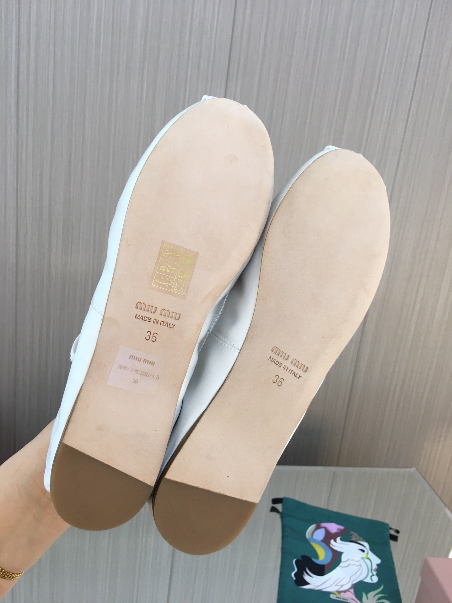 穆M家-2023春夏新款 法式仙女芭蕾舞單鞋 白色