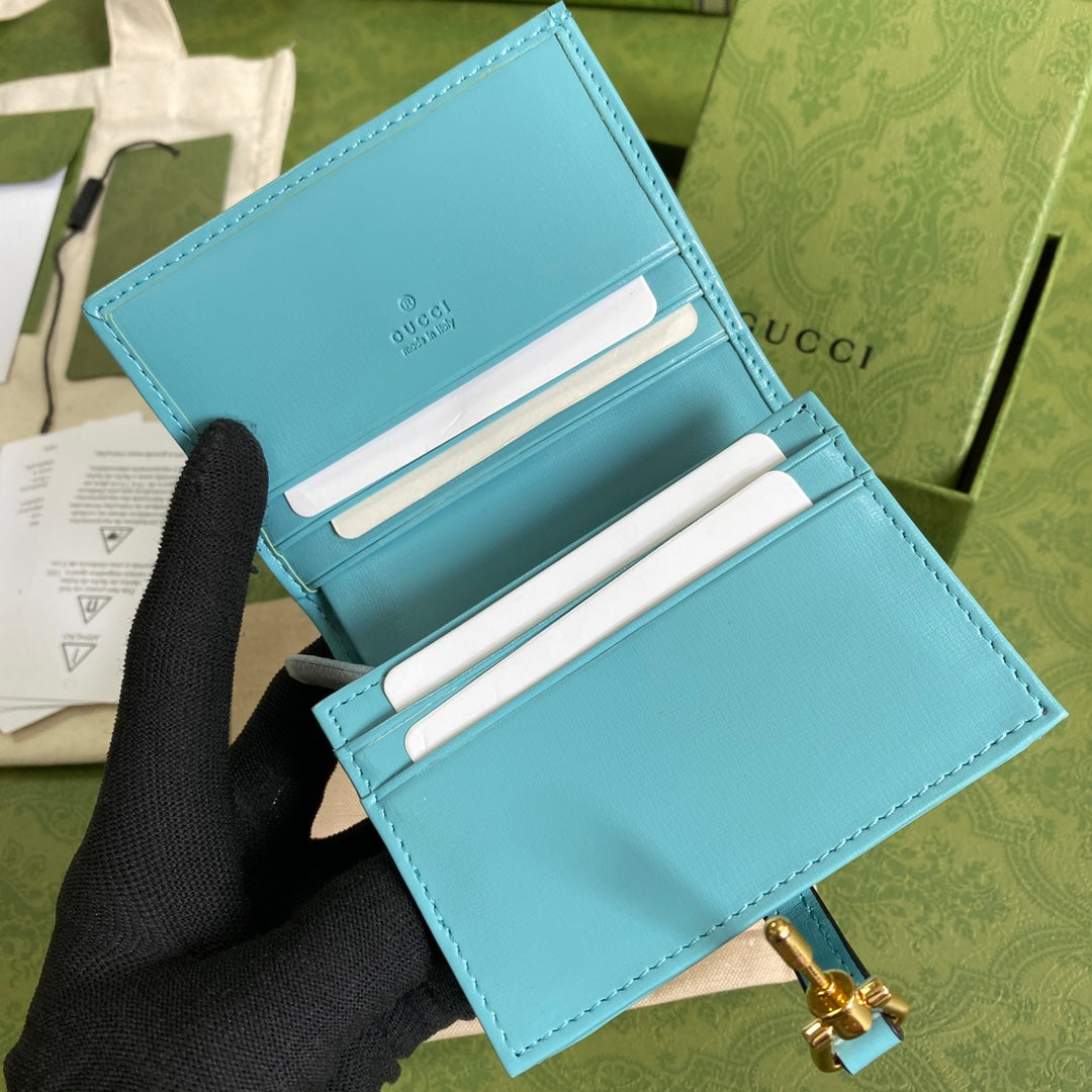 Gucci Jackie1961 系列拉鍊卡包短夾