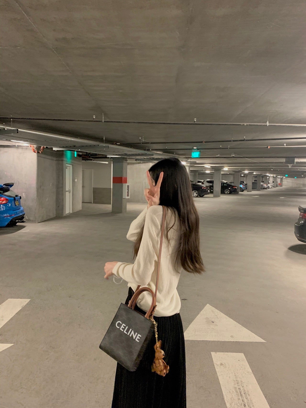 熱銷款 Celine Mini Cabas 棕色老花
