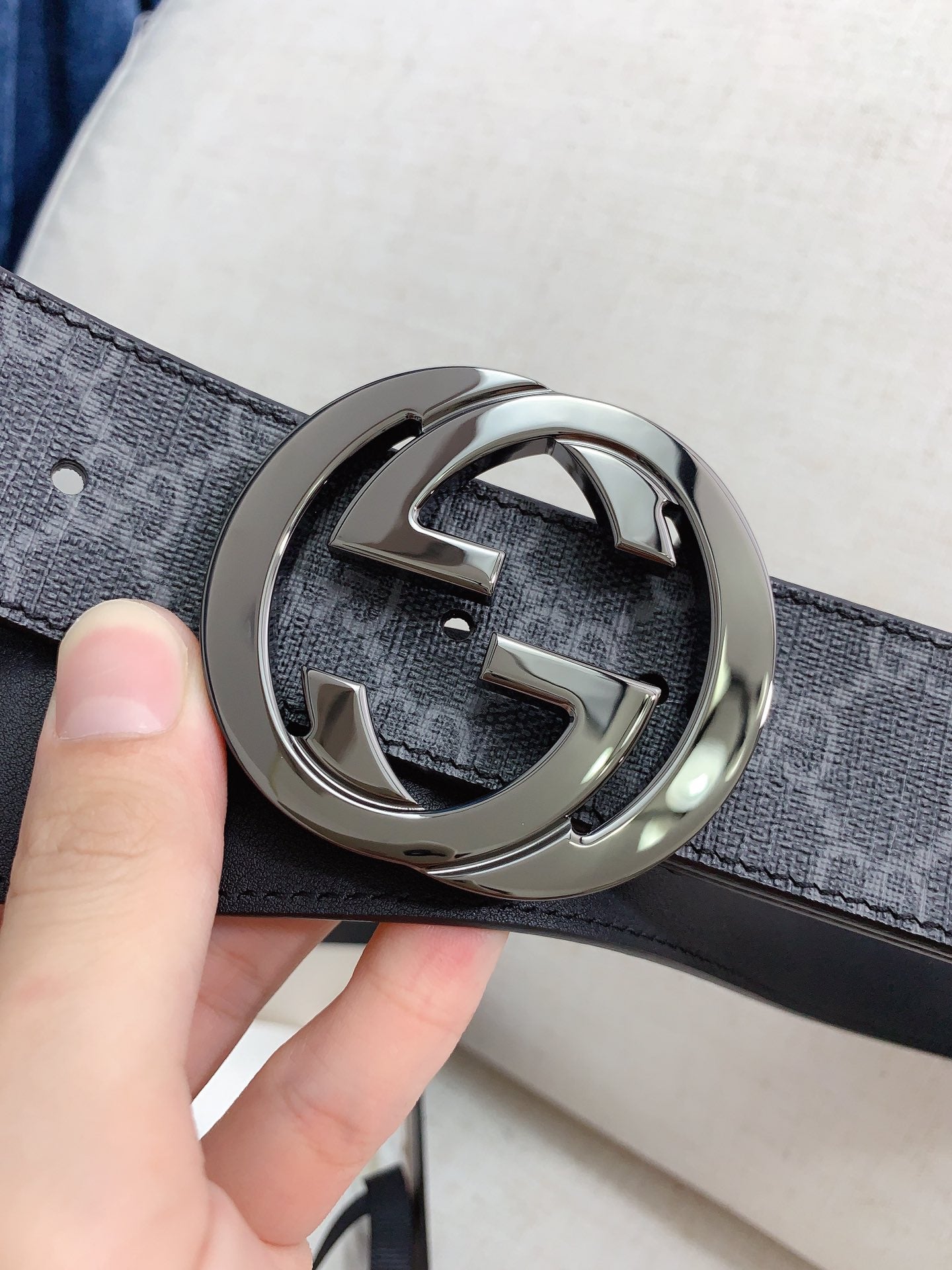 古G家-皮帶-4.0cm-男款