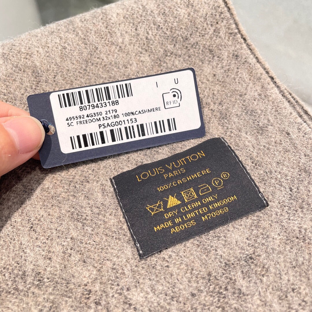 路L家-頂級羊絨長圍巾 180*32cm 100%羊絨