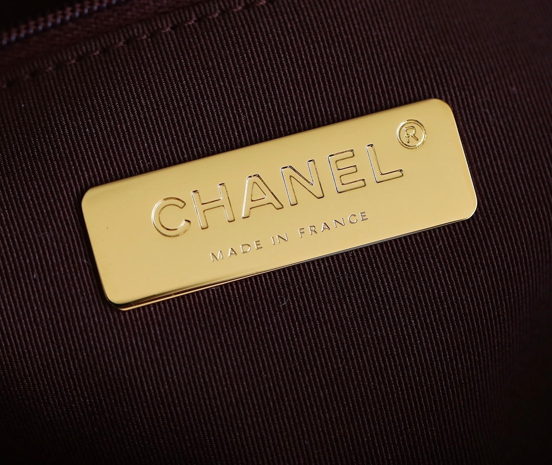 Chanel 19Bag-中號深棗紅