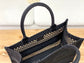 Dior Book Tote-小號36.5cm-黑色網格