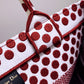 Dior Book Tote-小號36.5cm-紅色波點