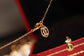 Cartier 20分單鑽項鍊-玫瑰金