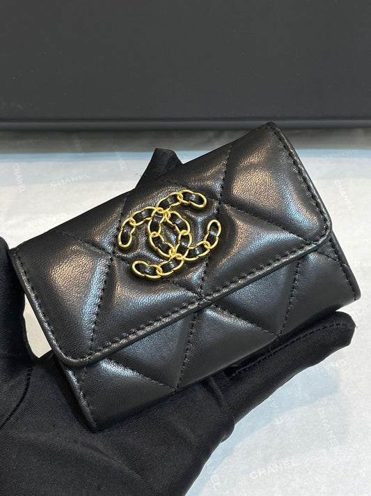 Chanel 19系列單層卡包