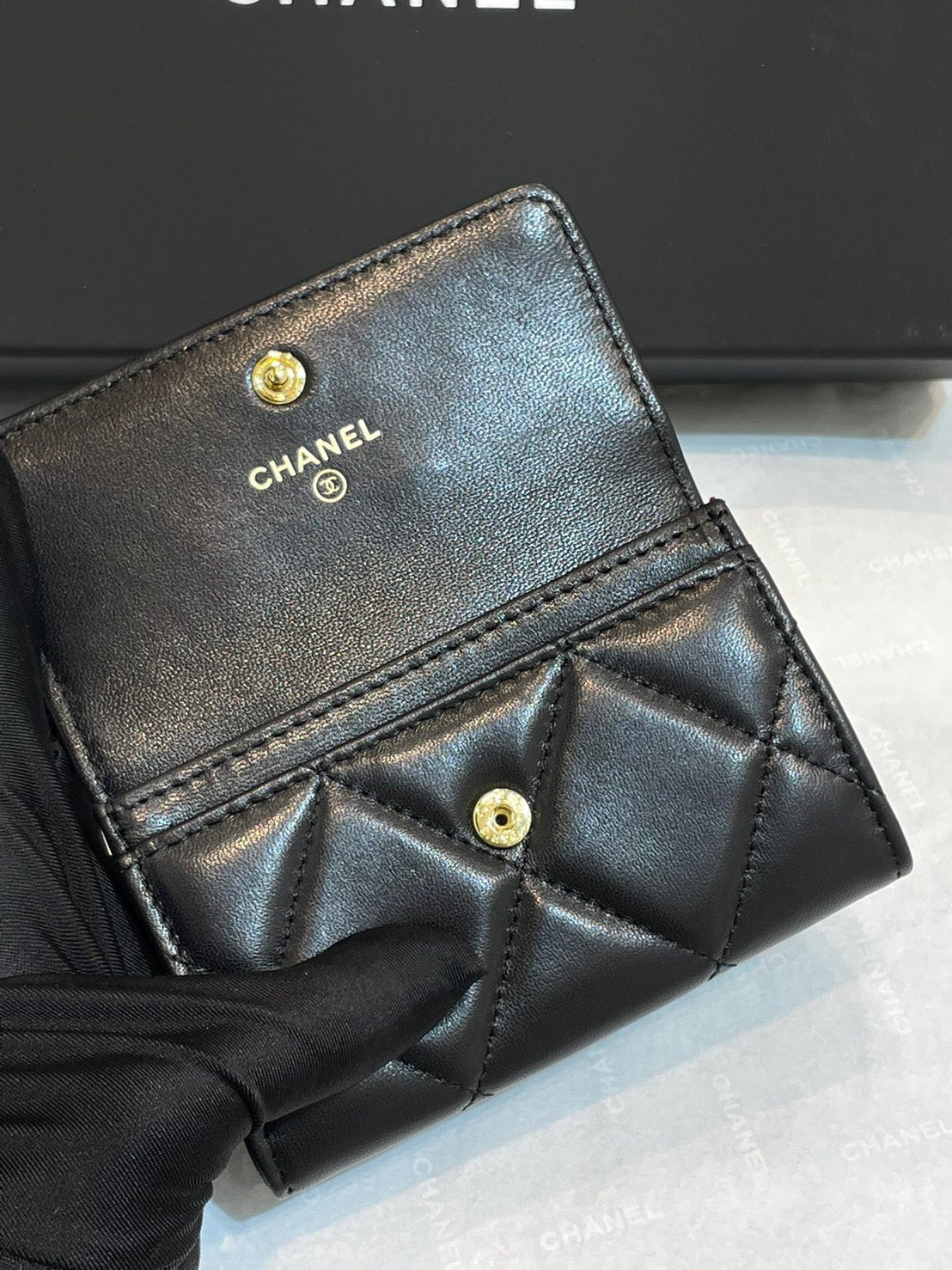 Chanel 19系列單層卡包