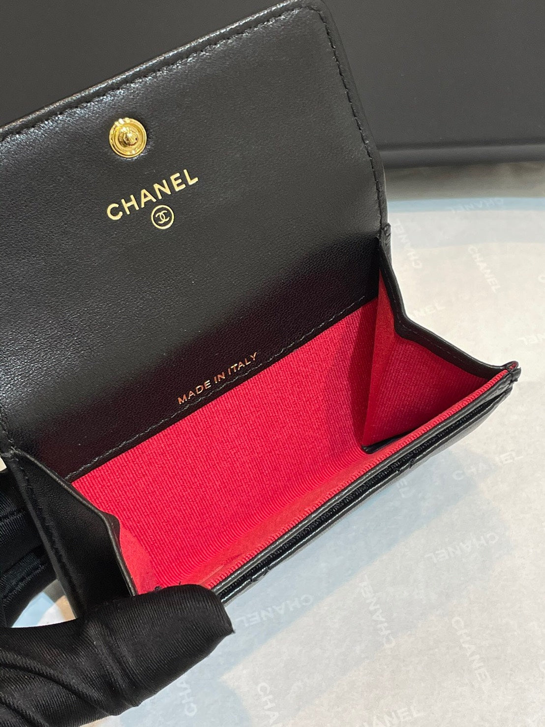 Chanel 19系列單層卡包